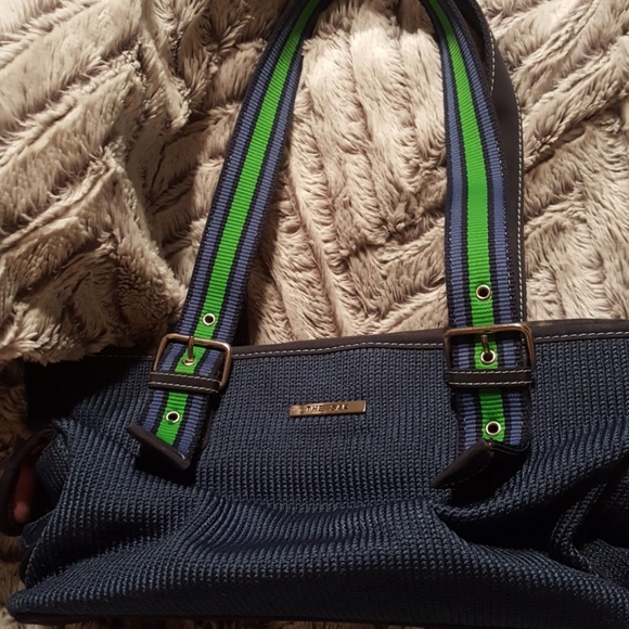 The Sak Blue and Green Crochet handbag - Picture 2 of 8